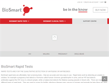 Tablet Screenshot of biosmart.com